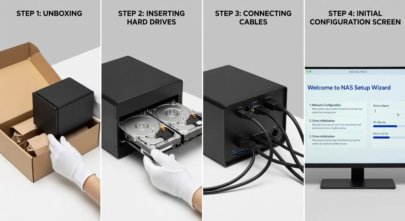 NAS domestique Synology et QNAP — stockage réseau