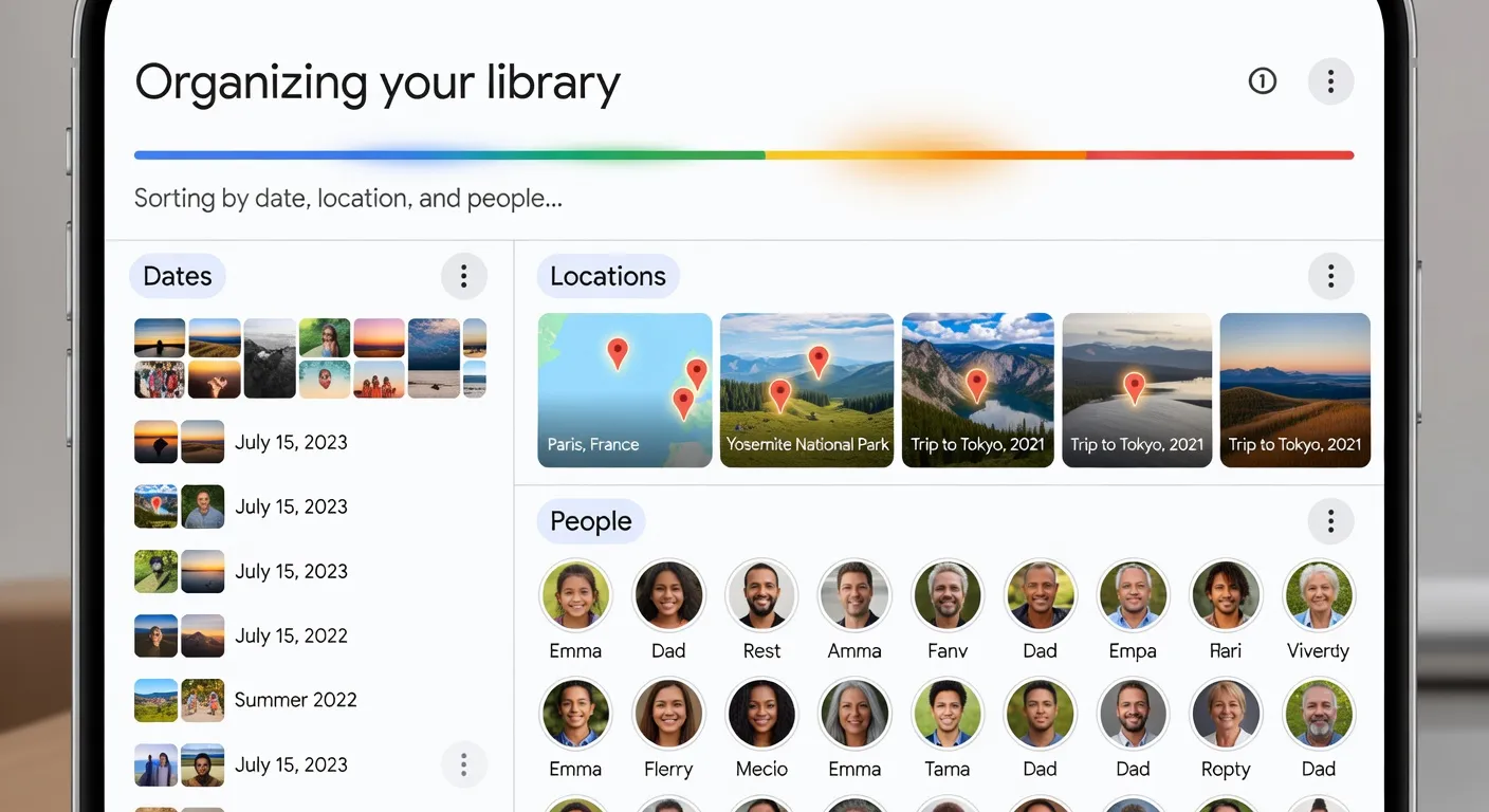 Synchronisation automatique de photos entre smartphone, tablette et ordinateur via le cloud