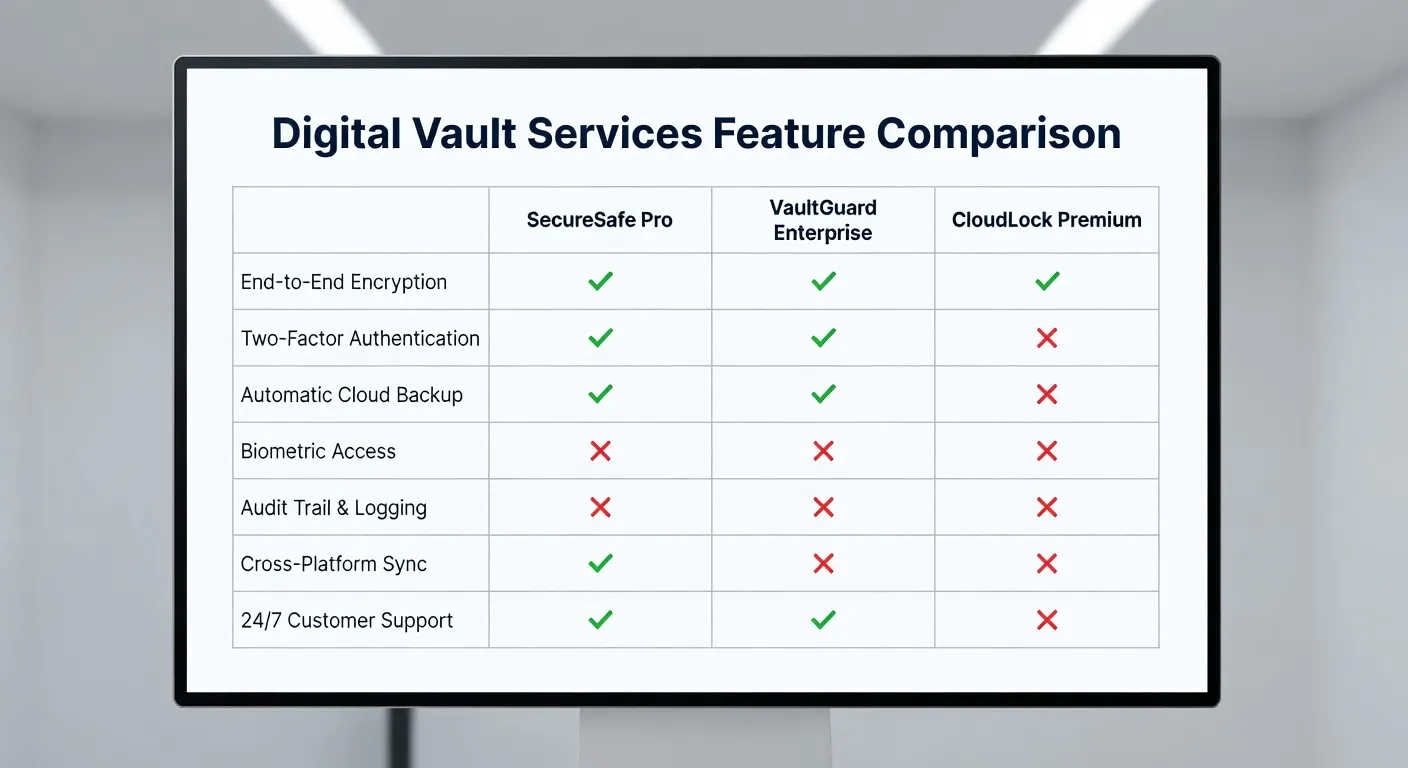Comparaison sécurité entre coffre-fort numérique certifié et stockage cloud standard