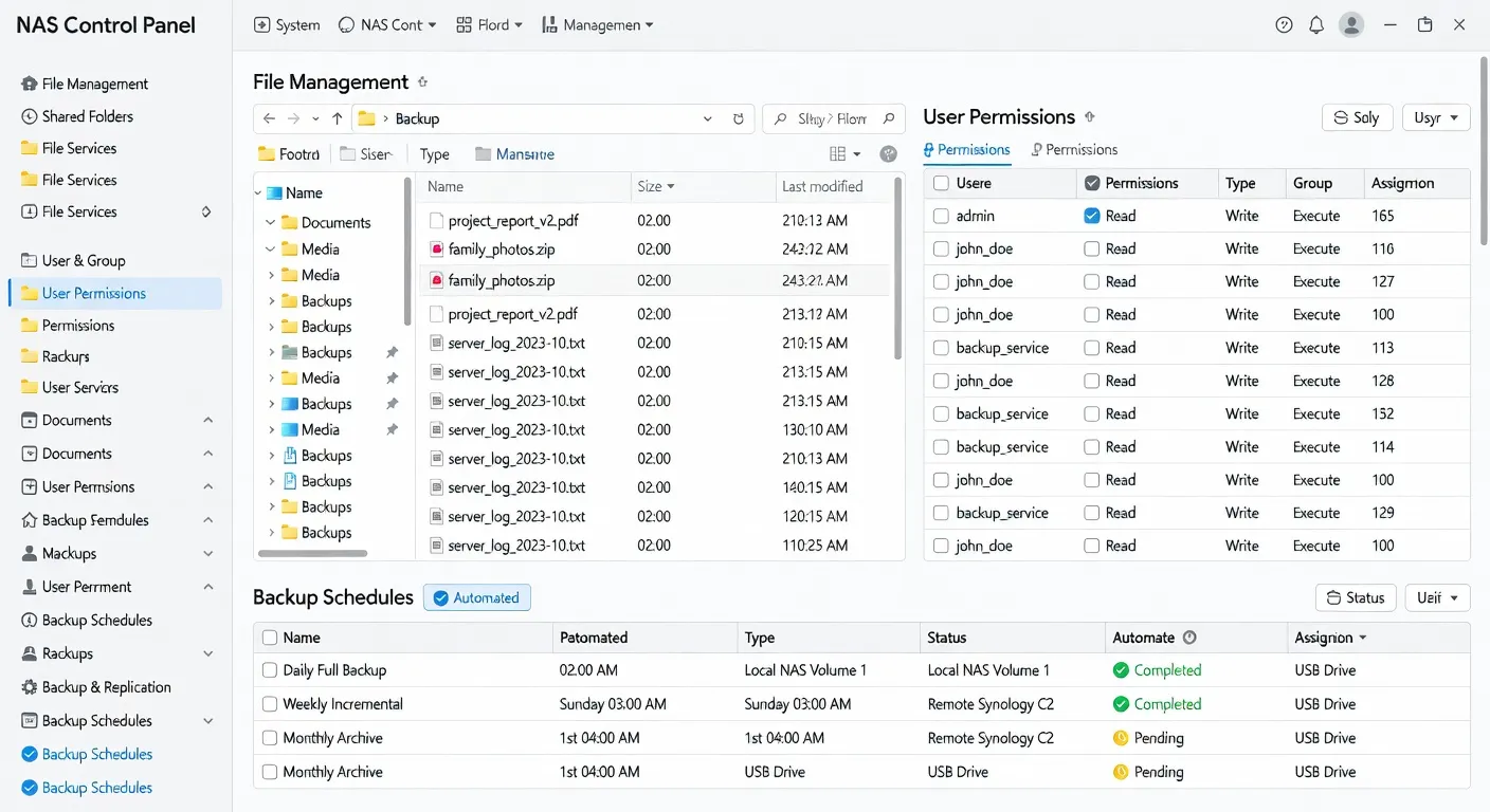 Configuration d'un NAS Synology — interface DSM et gestion des disques