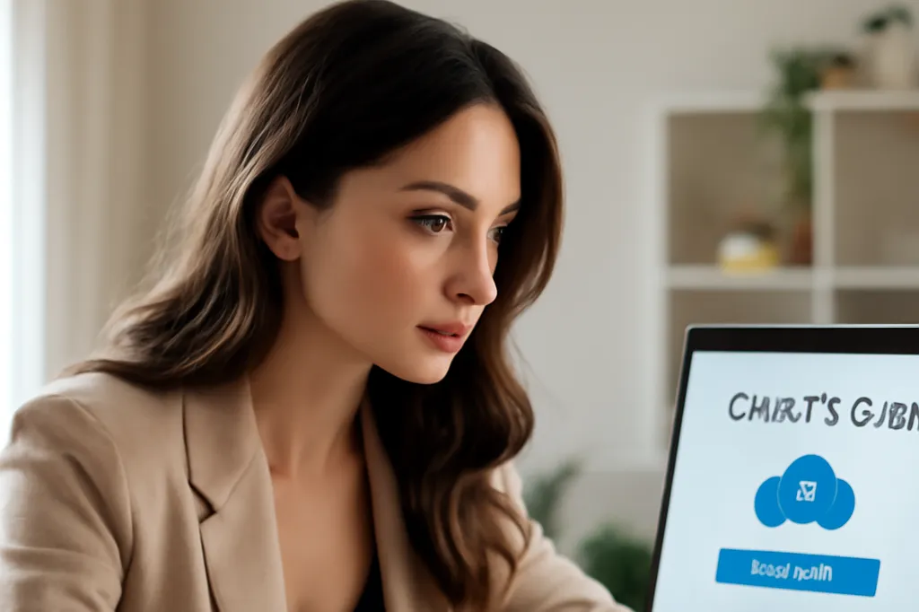 Utilisateur vérifiant les options de chiffrement avant de souscrire un service de sauvegarde cloud