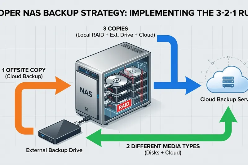 Interface Hyper Backup sur Synology DSM avec configuration de tâche de sauvegarde vers cloud