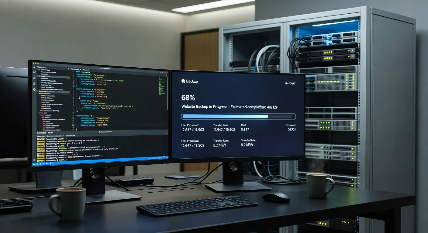 Sauvegarde de site web